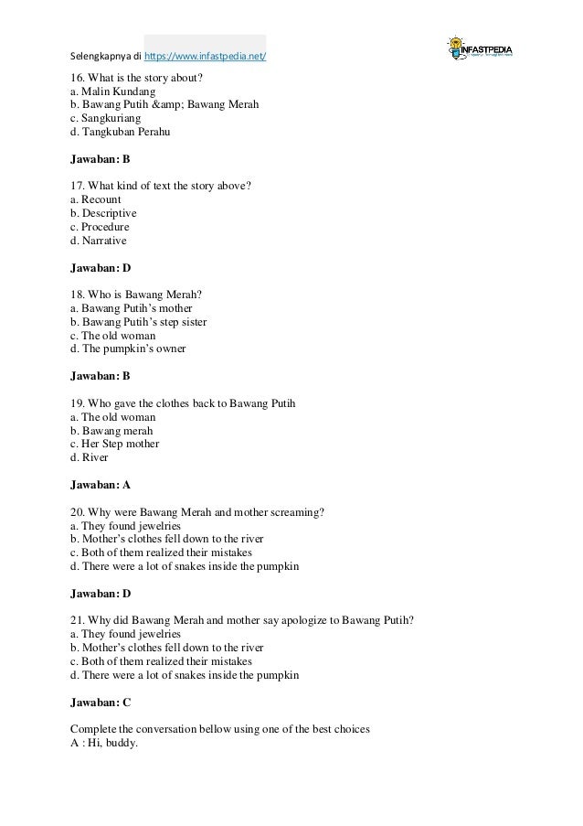 Bahasa Inggris Kelas 8 Semester 2